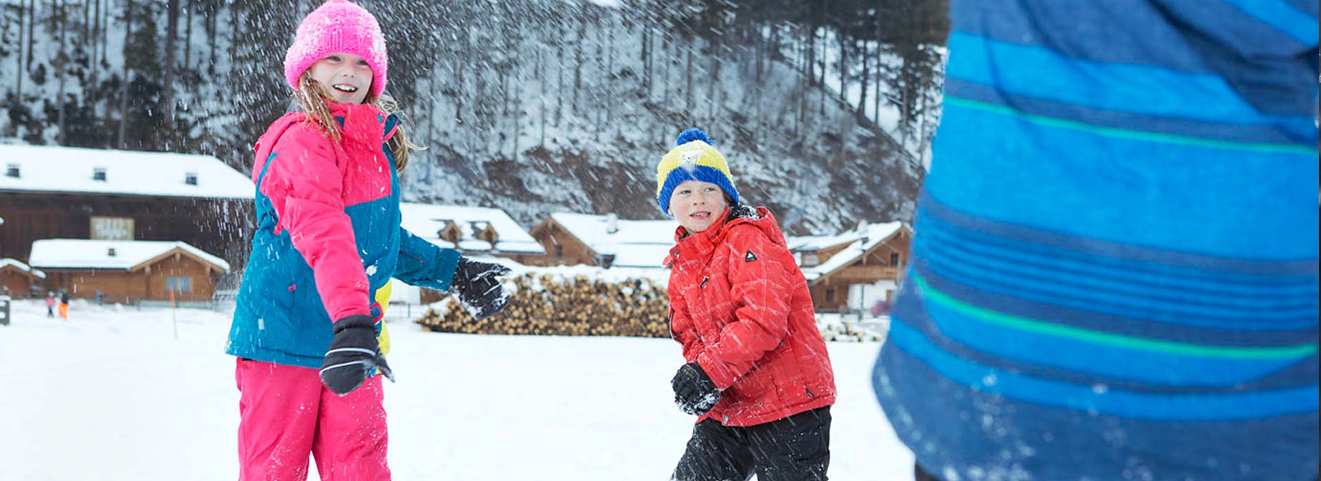 Schneebalschlacht Winter Grossarltal